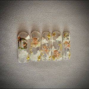 Charlie’s Angels: square press ons